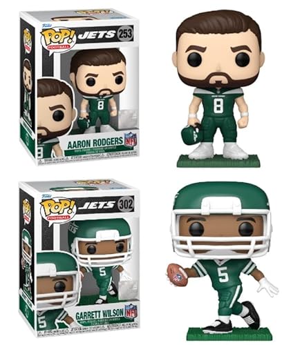 Funko Aaron Rodgers/Garrett Wilson (New York Jets) NFL Pop! Combo (2) von Funko