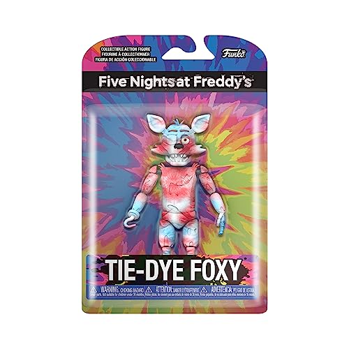 Funko Action Figure 5": Five Nights at Freddy's (FNAF) Tiedye - Foxy - Sammlerstück - Geschenkidee - Offizielle Handelswaren - Für Jungen, Mädchen, Kinder & Erwachsene - Video Games Fans von Funko