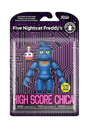 Funko Action Figure: Five Nights at Freddy's (FNAF) - High Score Chica The Chicken - Leuchtet Im Dunkeln - Sammlerstück - Geschenkidee - Offizielle Handelswaren - Für Jungen, Mädchen & Kinder von Funko