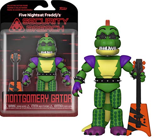 Funko Action Figure: Five Nights at Freddy's (FNAF) - PizzaPlex - Montgomery Gator - FNAF Pizza Simulator - Sammlerstück - Geschenkidee - Offizielle Handelswaren - Für Jungen, Mädchen & Kinder von Funko