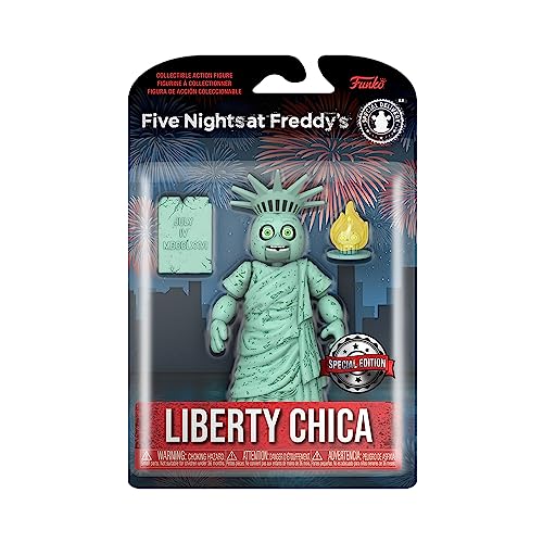 Funko Action Figure: Five Nights at Freddy's (FNAF) - Liberty Chica The Chicken - Sammlerstück - Geschenkidee - Offizielle Handelswaren - Für Jungen, Mädchen, Kinder & Erwachsene - Video Games Fans von Funko