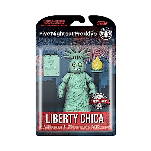 Funko Action Figure: Five Nights at Freddy's (FNAF) - Liberty Chica The Chicken - Sammlerstück - Geschenkidee - Offizielle Handelswaren - Für Jungen, Mädchen, Kinder & Erwachsene - Video Games Fans Funko Action Figure: Five Nights at Freddy's (FNAF) - Liberty Chica The Chicken - Sammlerstück - Geschenkidee - Offizielle Handelswaren - Für Jungen, Mädchen, Kinder & Erwachsene - Video Games Fans von Funko