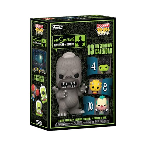 Funko Advent Calendar: Bart Simpsons 13 Day Countdown - The Simpsons - 13 Tage Voller Überraschungen - Vinyl-Minifigur Zum Sammelns - Mystery Box - Geschenkidee von Funko