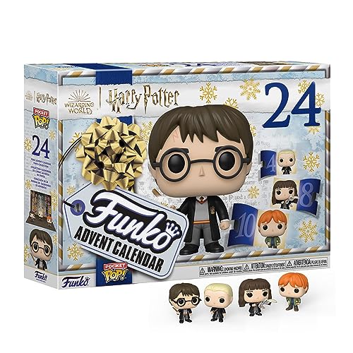 Funko Advent Calendar: Harry Potter - Rubeus Hagrid - 24 Tage der Überraschung - Vinyl-Minifigur Zum Sammelns - Mystery Box - Geschenkidee - Feiertage zu Weihnachten Für Mädchen, Jungen von Funko