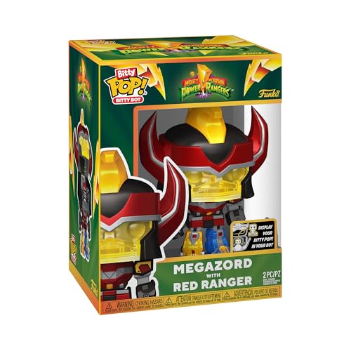 Funko Bitty Bots: Power Rangers - Megazord mit Red Ranger! Bitty POP! - Power Rangers TV - 0,9 Zoll & 4,85 Zoll - Sammlerstück - Geschenkidee - Auslage Funko Bitty Bots: Power Rangers - Megazord mit Red Ranger! Bitty POP! - Power Rangers TV - 0,9 Zoll & 4,85 Zoll - Sammlerstück - Geschenkidee - Auslage von Funko