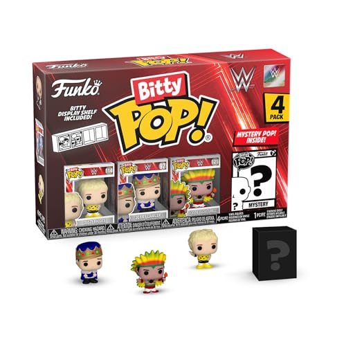 WWE Bitty POP! Vinyl Figuren 4er-Pack Dusty Rhodes 2,5 cm von Funko