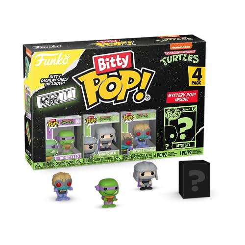 Funko Bitty Pop! Teenage Mutant Ninja Turtles - Leonardo, Michelangelo, April O’Neil und eine Überraschungs-Mini-Figur - 0.9 Inch (2.2 cm) - TMNT - Donatello Sammlerstück - Geschenkidee - TV Fans Funko Bitty Pop! Teenage Mutant Ninja Turtles - Leonardo, Michelangelo, April O’Neil und eine Überraschungs-Mini-Figur - 0.9 Inch (2.2 cm) - TMNT - Donatello Sammlerstück - Geschenkidee - TV Fans von Funko