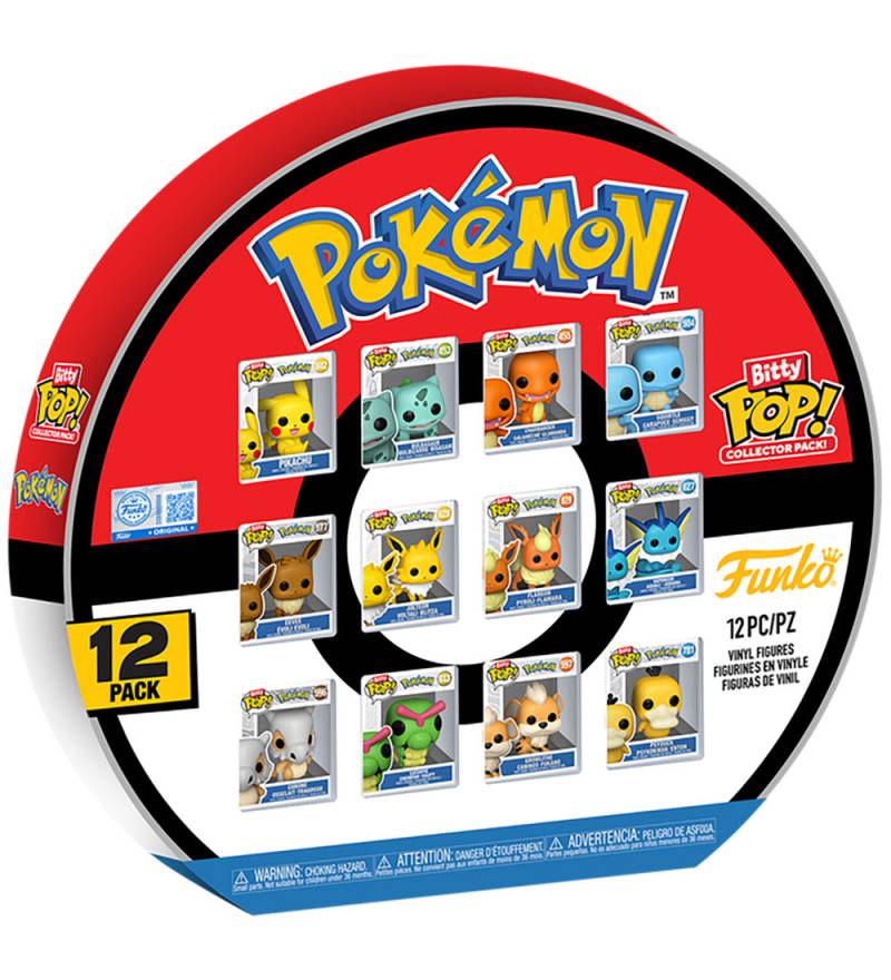 Funko Bitty Pop! Figuren - Pokémon - 12er-Pack - Funko - One Size - Spielzeugfiguren Funko Bitty Pop! Figuren - Pokémon - 12er-Pack - Funko - One Size - Spielzeugfiguren von Funko