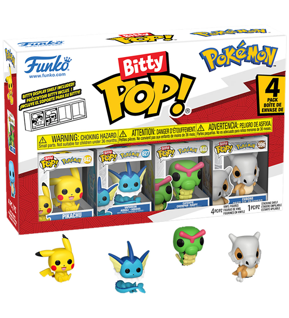 Funko Bitty Pop! Figuren - Pokémon - 4er-Pack - Funko - One Size - Spielzeugfiguren Funko Bitty Pop! Figuren - Pokémon - 4er-Pack - Funko - One Size - Spielzeugfiguren von Funko