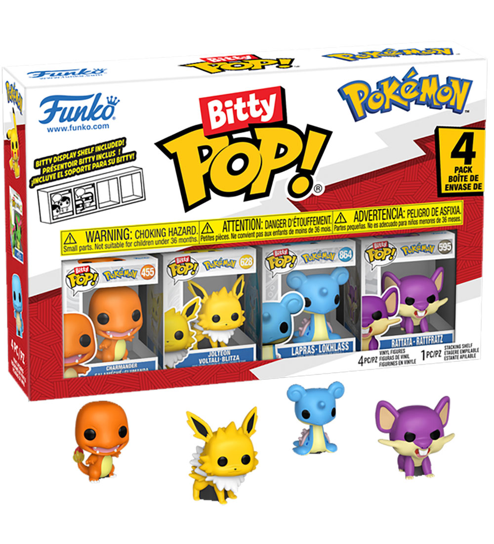 Funko Bitty Pop! Figuren - Pokémon - 4er-Pack - Funko - One Size - Spielzeugfiguren Funko Bitty Pop! Figuren - Pokémon - 4er-Pack - Funko - One Size - Spielzeugfiguren von Funko