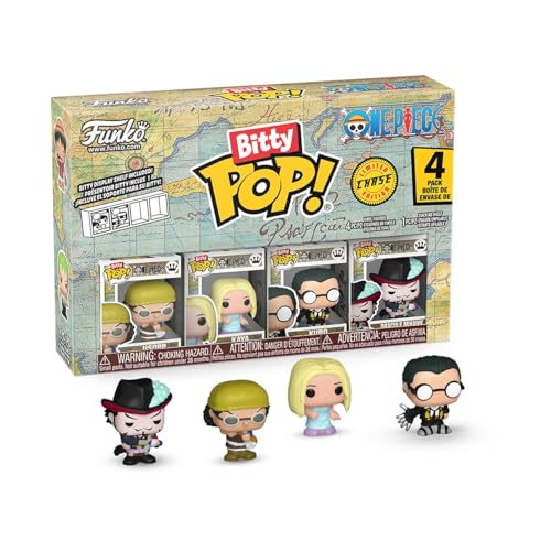 Funko Bitty Pop! One Piece - Usopp 4pk und eine Überraschungs-Mini-Figur - 0.9 Inch (2.2 cm) Sammlerstück Stapelbares Display-Regal Inklusive - Geschenkidee Party-Tüten-Strumpf - Anime Fans von Funko