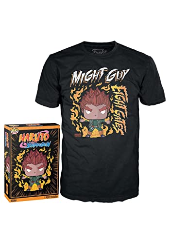 Funko Boxed Tee: Naruto - 8 Gates Guy - Large - (L) - T-Shirt - Kleidung - Geschenkidee - Kurzärmeliges Top Für Erwachsene Männer und Frauen - Offizielle Handelswaren Fans von Funko