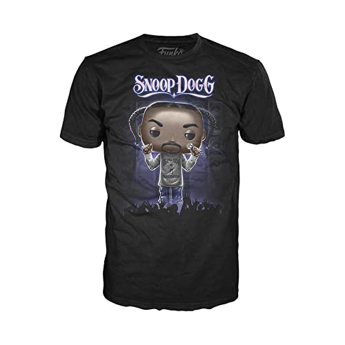 Funko Boxed Tee: Snoop Doggy Dogg - Medium - T-Shirt - Kleidung - Geschenkidee - Kurzärmeliges Top Für Erwachsene Männer und Frauen - Offizielle Handelswaren Fans von Funko