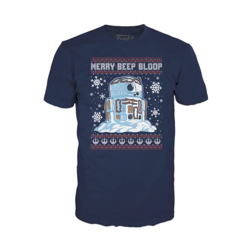 Funko Boxed Tee: Star Wars Holiday - R2D2 Snowman- Small von Funko