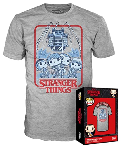 Funko Boxed Tee: Stranger Things - Large - (L) - T-Shirt - Kleidung - Geschenkidee - Kurzärmeliges Top Für Erwachsene Männer und Frauen - Offizielle Handelswaren Fans von Funko