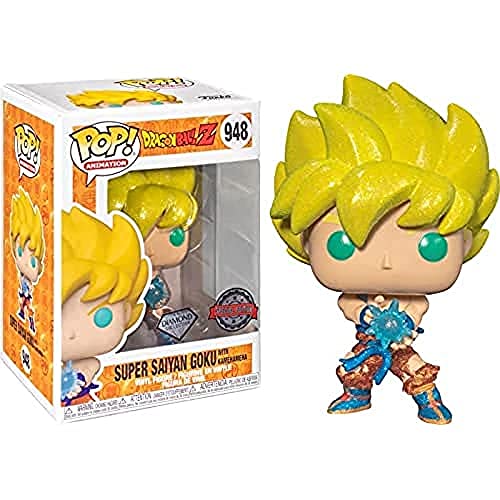 Funko Pop Dragonball Z Pop Figuren Super Sayian Goku Kamehameha #948 Pop Exclusive Edition Diamond Collection - Son Goku Figur von Funko