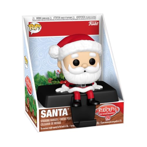 Funko Edge-Sitter: Rudolph - Weihnachtsmann - Sammelfigur aus Vinyl - Geschenkidee - Offizielle Merchandise - Spielzeug für Kinder & Erwachsene - Filmfans - Modellfigur für Sammler und Display von Funko