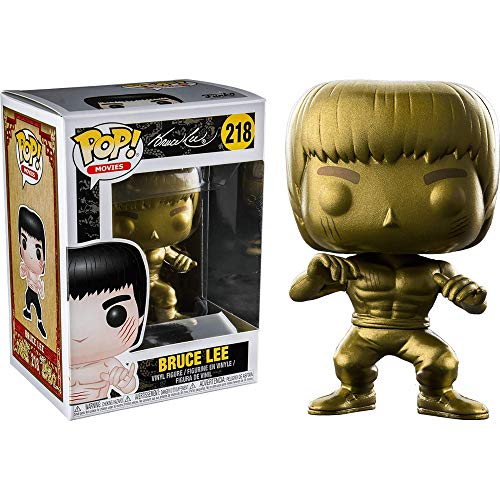 Funko - Enter The Dragon-Bruce Lee (Gold) Figurine, Mehrfarbig, 32739 von Funko