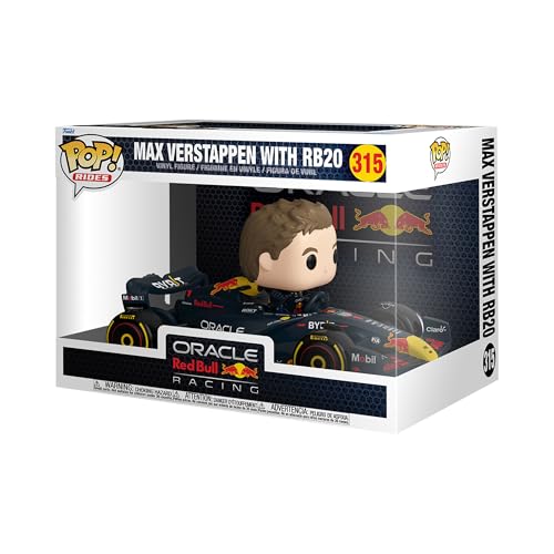 Funko Formel 1 Max Verstappen with RB20 (Pop Rides! Super Deluxe) Vinyl Figur 315 Unisex Pop! Standard von Funko