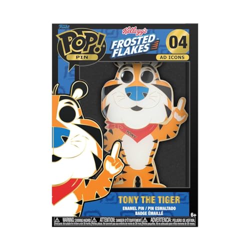 Funko Funko Large Pop! Enamel Pin - Tony The Tiger - Ad Icons: Frosted Flakes - Tony The Tiger Chase - Kelloggs Emaille-Nadeln - Niedliche Brosche Zum Sammeln - Für Rucksäcke & Taschen - Geschenkidee Funko Funko Large Pop! Enamel Pin - Tony The Tiger - Ad Icons: Frosted Flakes - Tony The Tiger Chase - Kelloggs Emaille-Nadeln - Niedliche Brosche Zum Sammeln - Für Rucksäcke & Taschen - Geschenkidee von Funko