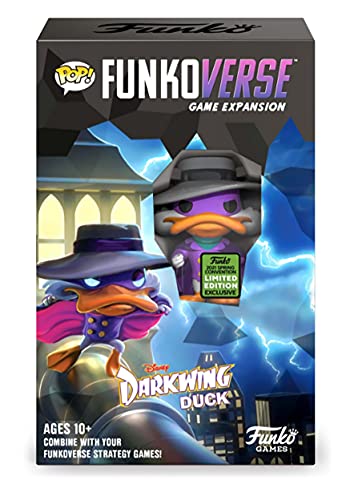 Funko Games Funkoverse: Darkwing Duck 100 1-Pack - Amazon-Exklusiv - Light Strategy Board Game for Children & Adults (Ages 10+) - 2-4 Players - Amazon-Exklusiv - Vinyl-Sammelfigur - Geschenkidee von Funko