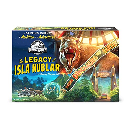 Funko Games - Jurassic Park: The Legacy of Isla Nublar Strategy Adventure Board Game - for Kids & Adults Age 10 Years Up - Family, 56323 von Funko