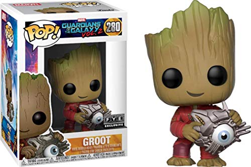 Funko - Guardians of The Galaxy 2-Groot W/Cyber Eye Exclusive Figurine, Mehrfarbig, 24878 Funko - Guardians of The Galaxy 2-Groot W/Cyber Eye Exclusive Figurine, Mehrfarbig, 24878 von POP