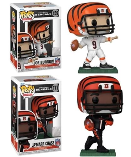 Funko Joe Burrow/Ja'Marr Chase (Cincinnati Bengals) NFL Pop! Combo (2) von Funko