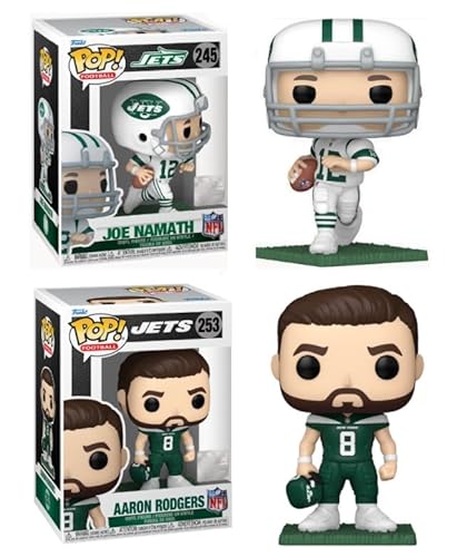 Funko Joe Namath/Aaron Rodgers (New York Jets) NFL Pop! Combo (2) von Funko