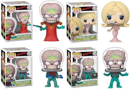 Funko Mars Attacks Pop! Komplettset (4) von Funko