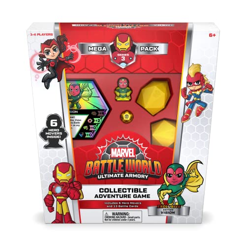 Funko Marvel Battleworld - S3 Mega Pack - Vision (Classic), Einheitsgröße (60503) von FUNKO GAMES