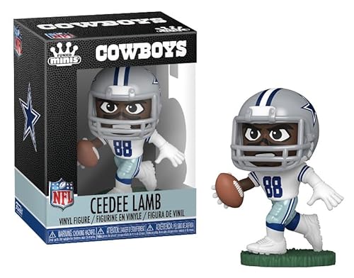 Funko Minis NFL Dallas Cowboys CeeDee Lamb #88 Vinyl-Figur, 7,6 cm, mehrfarbig Funko Minis NFL Dallas Cowboys CeeDee Lamb #88 Vinyl-Figur, 7,6 cm, mehrfarbig von Funko