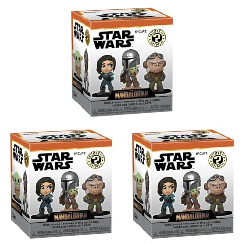 Funko Mystery Mini - Star Wars: The Mandalorian - 1 of 12 to Collect - Styles Vary- Vinyl-Sammelfigur - Geschenkidee - Offizielle Handelswaren - Spielzeug Für Kinder und Erwachsene - TV Fans von Funko