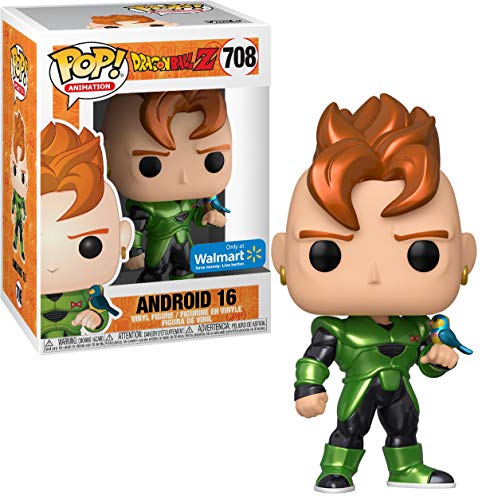 Funko POP! 39946 Animation Dragon Ball Z Android 16 Metallic Exclusive von Funko