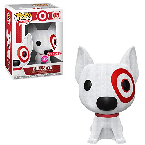 Funko POP! Ad Icons: Target - Bullseye (Flocked with Red Collar) (Target Exclusive) von Funko