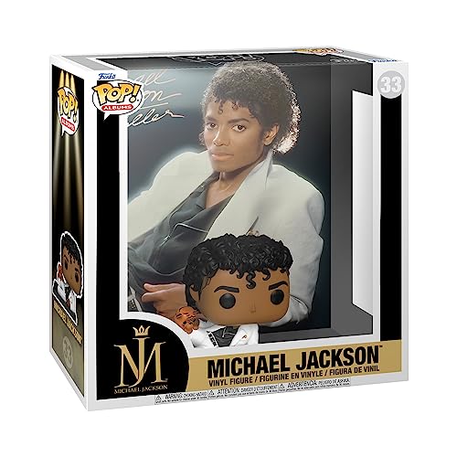 Funko Pop! Albums: Michael Jackson - MJ - Thriller - Vinyl-Sammelfigur - Geschenkidee - Offizielle Handelswaren - Spielzeug Für Kinder und Erwachsene - Modellfigur Für Sammler und Display von Funko