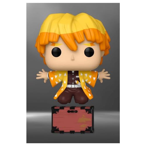 Funko POP! Animation - Demon Slayer - Zenitsu - (Laying)- Vinyl-Sammelfigur - Geschenkidee - Offizielle Handelswaren - Spielzeug Für Kinder und Erwachsene - Anime Fans von Funko