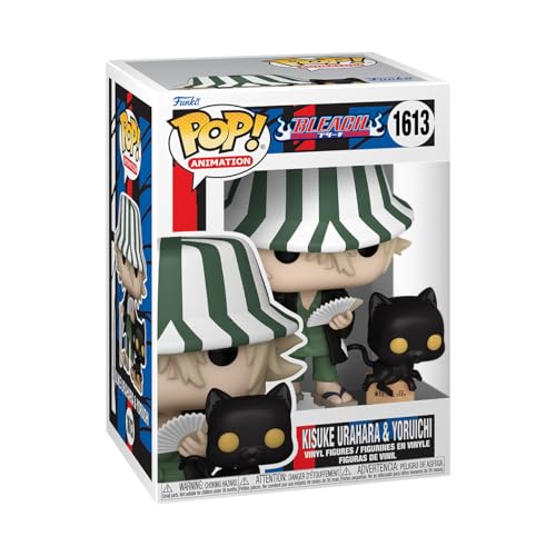 Funko POP! Animation: BLEACH - Kisuke Urahara With Yoruichi - Vinyl-Sammelfigur - Geschenkidee - Offizielle Handelswaren - Spielzeug Für Kinder Und Erwachsene - Anime Fans - Modellfigur Für Sammler von Funko