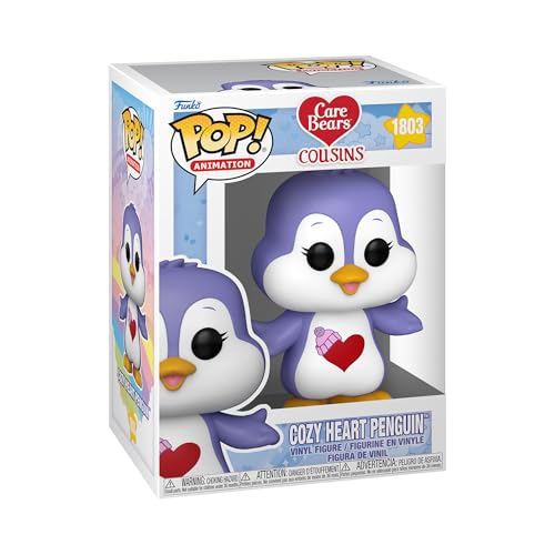 Funko POP! Animation: Care Bear Cousins - Cozy Heart Penguin - Care Bears - Vinyl-Sammelfigur - Geschenkidee - Offizielle Handelswaren - Spielzeug Für Kinder und Erwachsene - TV Fans von Funko