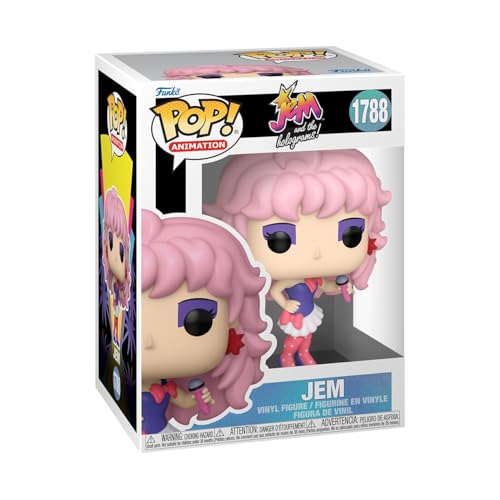 Funko POP! Animation: Jem and The Holograms - Jerrica Jem Benton - Jem - Vinyl-Sammelfigur - Geschenkidee - Offizielle Handelswaren - Spielzeug Für Kinder und Erwachsene - TV Fans von Funko