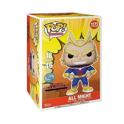 Funko Pop! Animation: My Hero Academia (MHA) - All Might 18" - My Hero Academia and 2 - Vinyl-Sammelfigur - Geschenkidee - Offizielle Handelswaren - Spielzeug Für Kinder und Erwachsene - Anime Fans von Funko