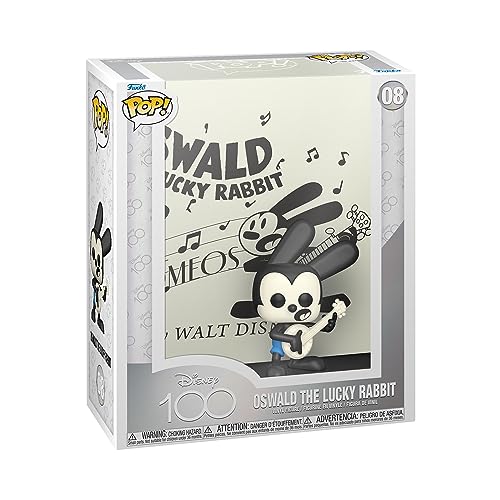 Funko Pop! Art Cover: Disney 100 - Oswald The Lucky Rabbit - Vinyl-Sammelfigur - Geschenkidee - Offizielle Handelswaren - Spielzeug Für Kinder und Erwachsene - Modellfigur Für Sammler und Display von Funko