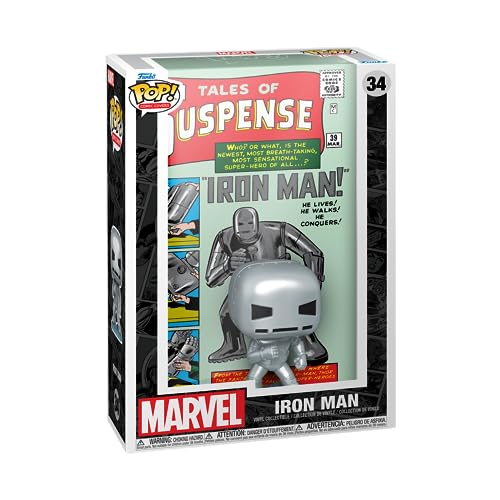 Funko Pop! Comic Cover: Marvel - Tales of Suspense #39 - Vinyl-Sammelfigur - Geschenkidee - Offizielle Handelswaren - Spielzeug Für Kinder und Erwachsene - Modellfigur Für Sammler und Display Funko Pop! Comic Cover: Marvel - Tales of Suspense #39 - Vinyl-Sammelfigur - Geschenkidee - Offizielle Handelswaren - Spielzeug Für Kinder und Erwachsene - Modellfigur Für Sammler und Display von Funko