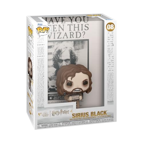 Funko POP! Cover: Harry Potter Prisoner of Azkaban - Poster mit Sirius Black - Vinyl-Sammelfigur - Geschenkidee - Offizielle Handelswaren - Spielzeug Für Kinder und Erwachsene - Movies Fans Funko POP! Cover: Harry Potter Prisoner of Azkaban - Poster mit Sirius Black - Vinyl-Sammelfigur - Geschenkidee - Offizielle Handelswaren - Spielzeug Für Kinder und Erwachsene - Movies Fans von Funko