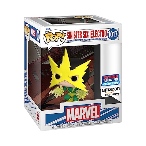 Funko Pop! Deluxe: Marvel Sinister 6 - Electro - Marvel Comics - Amazon-Exklusiv - Vinyl-Sammelfigur - Geschenkidee - Offizielle Handelswaren - Spielzeug Für Kinder und Erwachsene Funko Pop! Deluxe: Marvel Sinister 6 - Electro - Marvel Comics - Amazon-Exklusiv - Vinyl-Sammelfigur - Geschenkidee - Offizielle Handelswaren - Spielzeug Für Kinder und Erwachsene von Funko