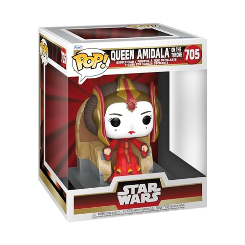 Funko POP! Deluxe: Star Wars Episode 1 The Phantom Menace Anniversary - Padmé Amidala On Throne - Vinyl-Sammelfigur - Geschenkidee - Offizielle Handelswaren - Spielzeug Für Kinder und Erwachsene Funko POP! Deluxe: Star Wars Episode 1 The Phantom Menace Anniversary - Padmé Amidala On Throne - Vinyl-Sammelfigur - Geschenkidee - Offizielle Handelswaren - Spielzeug Für Kinder und Erwachsene von Funko