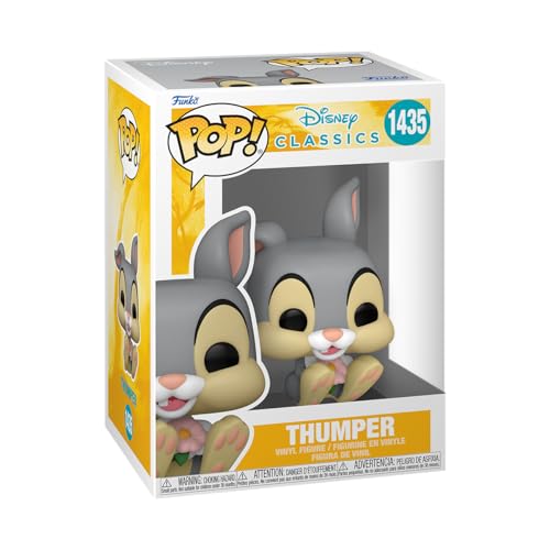 Funko POP! Disney: Bambi 80th - Thumper - Sammelfigur aus Vinyl - Geschenkidee - Offizielle Merchandise - Spielzeug für Kinder & Erwachsene - Filmfans - Modellfigur für Sammler und Display von Funko