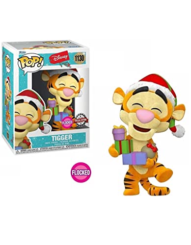 Funko Pop! Disney: Holiday 2021- Tigger - Beflockt - Winnie The Pooh - Vinyl-Sammelfigur - Geschenkidee - Offizielle Handelswaren - Spielzeug Für Kinder und Erwachsene - TV Fans von Funko