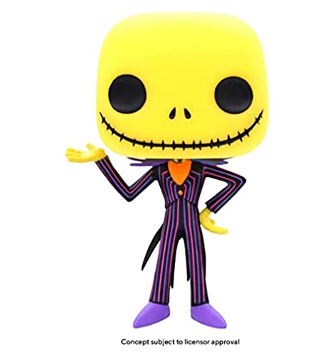 Funko Pop! Disney: The Nightmare Before Christmas - Blacklight - Jack Skellington - Vinyl-Sammelfigur - Geschenkidee - Offizielle Handelswaren - Spielzeug Für Kinder und Erwachsene - Movies Fans von Funko