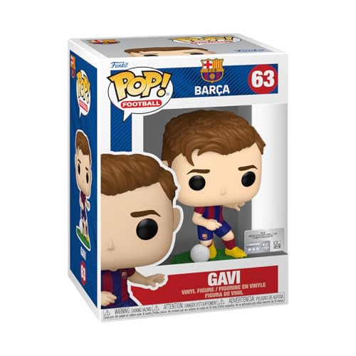 Funko POP! Football: Barcelona - GAVI - Barcelona FC - Vinyl-Sammelfigur - Geschenkidee - Offizielle Handelswaren - Spielzeug Für Kinder und Erwachsene - Sports Fans von Funko